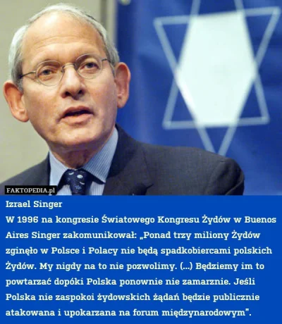 P.....U - I niech mi ukryta syjonistyczna kloaka - hasbara dalej próbuje wmówić że sł...