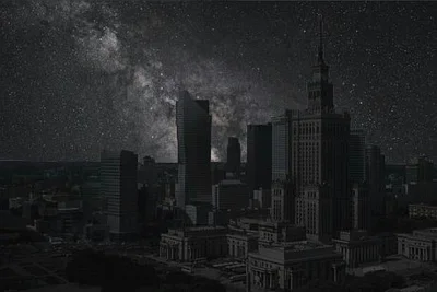 AstroMat - "Co by było, gdyby największe metropolie na świecie pozbawić w nocy porądu...