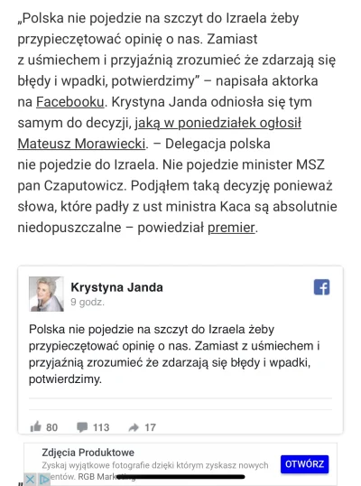 E.....a - Janda już całkiem odleciała... #polityka #neuropa #konserwy #zydzi