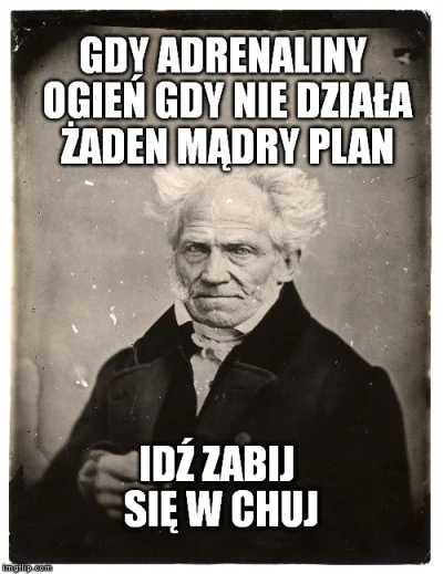 tigereg-bo-rucha-motzno - #schopenhauer #depresja #czarnyhumor
oj ostatnie dwa :p