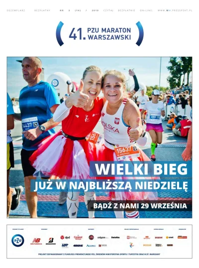 presspekt - Hej #Warszawa, już jutro w centrum odbędzie się 41. PZU Maraton Warszawsk...
