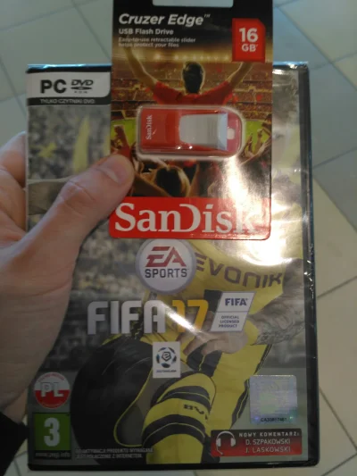 MokreFilcy - Media Markt 149zł + pendrive 16gb gratis #fifa17