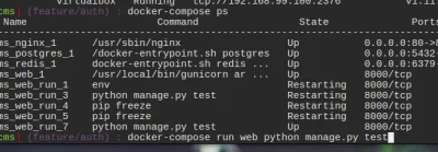 drwxr - To normalne, że każde komendy pozostają jak się wpisze docker-compose ps? :s ...