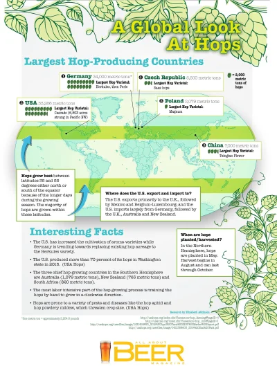 polik95 - TOP5 producentów chmielu na świecie. Jest Polska, a nie ma UK, AUS czy NZ.
...