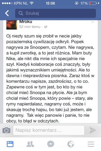 irastaman - Mój kolega Mroku dobrze powiedział 
#popek #rap #mroku #polskirap