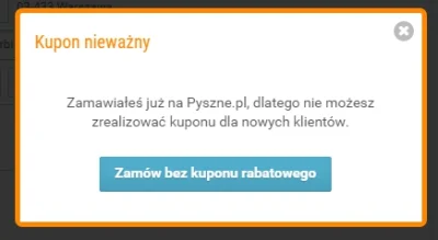 S.....i - @Cezetus: Jestem z Warszawy i mam stare konto. Przy wybieraniu produktów ku...