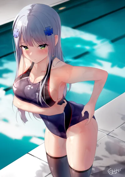 Kamil85R - #randomanimeshit #anime #hk416 #girlsfrontline #zakolanowkianime #swimsuit