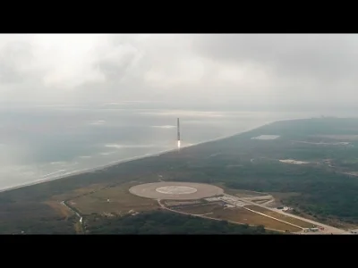O.....Y - Lądowanie Falcona z kamery umieszczonej na dronie (｡◕‿‿◕｡) #spacex