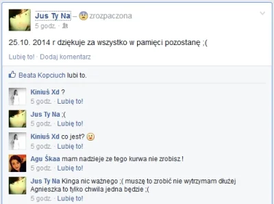 miked - Idzie się zabić i informuje o tym na Facebooku ;( smutłem. ZENADA MIRKI!

#no...