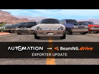 PrzemekWolw - BeamNG będzie wspierać importowanie pojazdów z #automation link
#beamn...