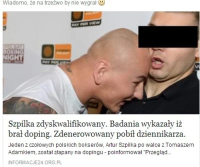 Apreter - Oooo jak kisnę ( ͡º ͜ʖ͡º) 



#szpilka #adamek #boks #doping #facebook