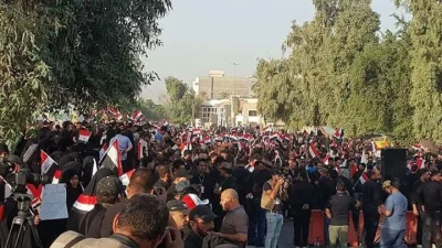 TenebrosuS - Protest pod ambasadą #turcja w Bagdadzie gęstnieje, oliwy do ognia dolał...