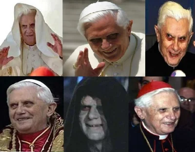 S.....k - Benedykt XVI to dobry papież, zawsze uśmiechnięty
#humorobrazkowy #heheszk...