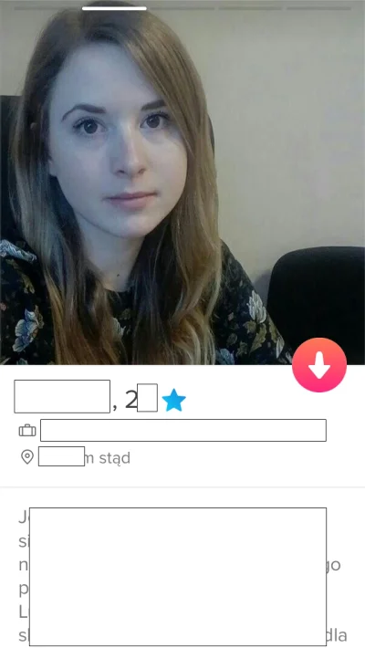 zloty_wkret - #tinder #ladnapani 
Ładna nie? Taka... normalna, że aż piękna (｡◕‿‿◕｡)