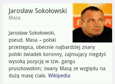 Supercoolljuk2 - Masa, najsłynniejszy polski świadek koronny, siedmiokrotny zwycięzca...