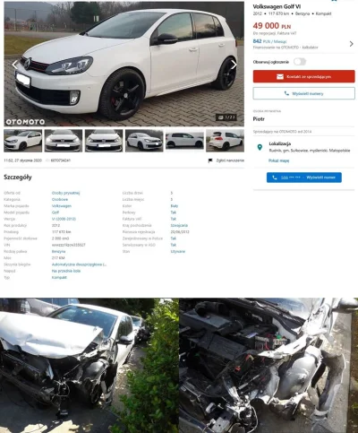 malinowydzem - "Volkswagen-golf-vi-gti" - SWISS

W/g sprzedawcy jedynie błotnik lak...