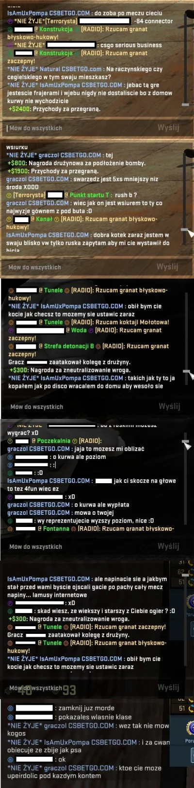 N.....y - Isamu grozi i wygrania graczowi w cs:go z swoim przydupasem graczolem, rekl...