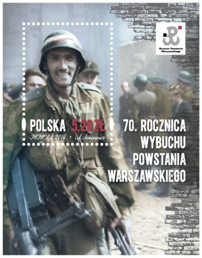 m.....3 - 1 sierpnia 2014r. Wydanie Poczty Polskiej - 70 rocznica wybuchu Powstania W...