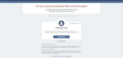 carver - all your work and personal files are encrypted

wyskoczyło mi to kilkanaśc...