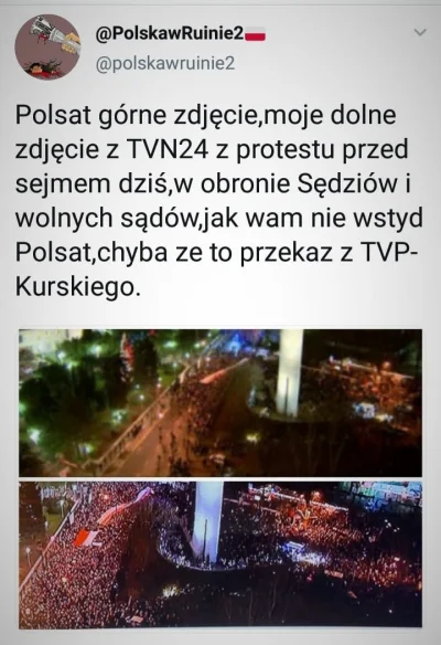 Andreth - > widzę na Polsat news że pod sejmem jest jakaś garstka ludzi. Żałosne.

...