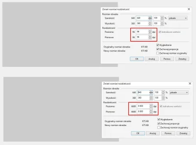 Bunch - Czemu przy zupełnie różnych wartościach DPI, obszar roboczy wciąż wygląda tak...