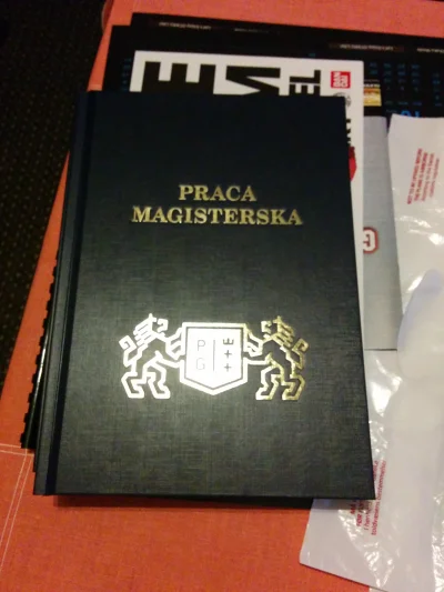 KapitanKopytko - No i udało się :) Praca napisana i wydrukowana - teraz tylko dziekan...