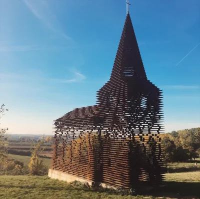 Lookazz - Niewidzialny kościół w Belgii 

#ciekawostki #architektura #belgia #kalka...