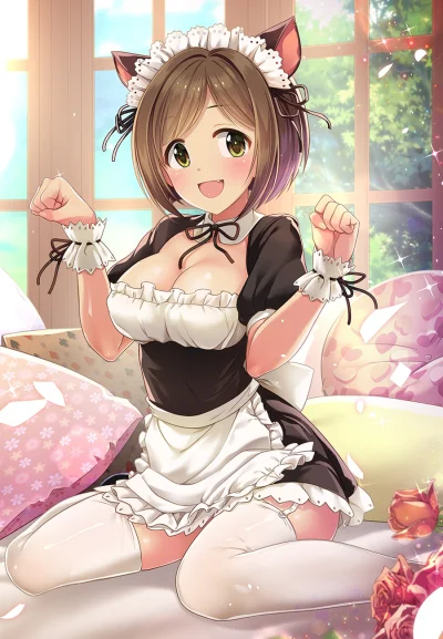 bakayarou - #randomanimeshit #idolmaster #idolmastercinderellagirls #mikumaekawa #zak...