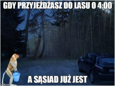 CzarnyMastodont - Ale sie #!$%@?, no doslownie zawsze sasiad wczesniej na grzybach
#j...