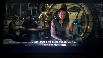 Tomek7 - Dialog w Ostatnim Jedi, który nie był słyszalny bez napisów - ma sens w kont...