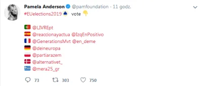 nopik131 - Pamela Anderson popiera Partię Razem, nie fejk ( ͡° ͜ʖ ͡°) https://twitter...