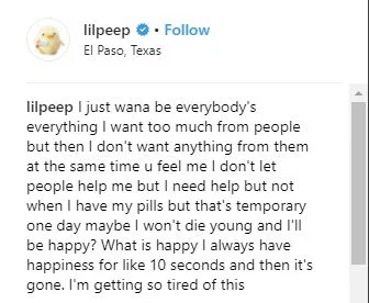 y.....k - Eh (╯︵╰,)
#lilpeep #depresja