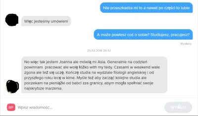 m.....i - Witam mireczków. Najbardziej plusowany komentarz wysyłam do owej dziewoi ( ...