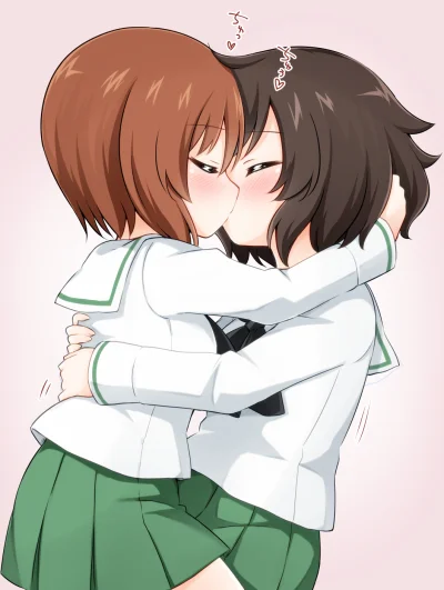 l.....f - #randomanimeshit #girlsundpanzer #mihonishizumi #yukariakiyama #schoolgirl ...