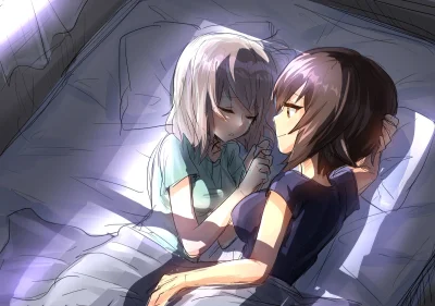 j.....n - #randomanimeshit #girlsundpanzer #mahonishizumi #erikaitsumi #yuri #pixiv #...