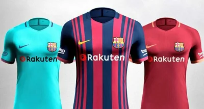 HalfGod - Nowe stroje Barcy, ale Rakuten xD

#rakuten #fcbarcelona #pilkanozna