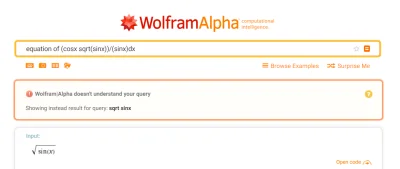 N.....x - Ten moment kiedy #wolframalpha nie wie jak coś rozwiązać więc udaje że nie ...