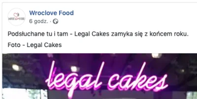 yakuz - Co on ma do Legal Cakes? Już drugi raz pisze że zamykają się, i kolejny raz m...