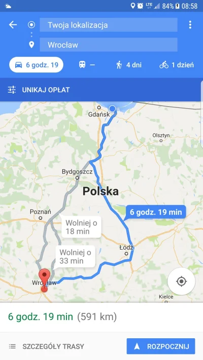 b.....k - Z Gdańska do #wroclaw lepiej jechać przez Bydgoszcz czy Łódź? Nie jechałem ...