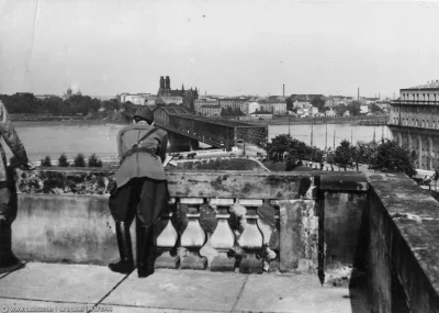 siwymaka - Most Kierbedzia i panorama Pragi - okres okupacji.

#historia #fotohistori...