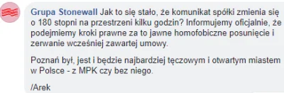 k.....n - Grupa Stonewall podejmie kroki prawne w sprawie zerwania umowy przez MPK Po...