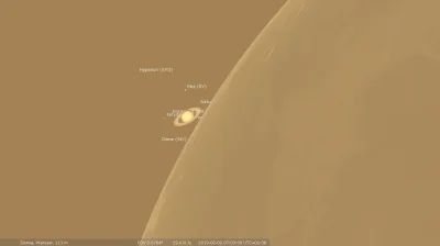 Astronomia24COM - 2 lutego o poranku czeka nas zakrycie Saturna przez Księżyc. Sobotn...