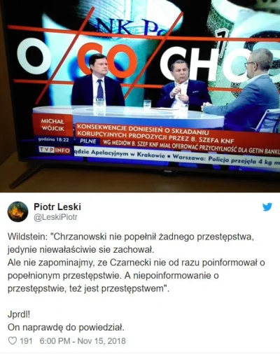 adam2a - Wyobraźcie sobie TVP. Wyobraźcie sobie poziom żenady tam panujący. A teraz w...