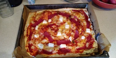 deadsoldier26 - Ale mi pizza dobra wyszła #jedzenie #pizza #foodporn #chwalesie