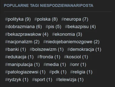 T.....5 - > Dostrzegam nadaktywność funkcjonariuszy wiadomej partii na wykopie.

@N...