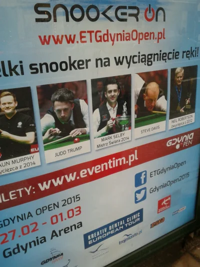 TataZosi - szkoda że bez Rakiety ale też ciekawie

#etgdyniaopen #snooker #ronnieprzy...