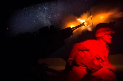 rybak_fischermann - Wsparcie US Marines dla walczących z ISIS formacji SDF.
#syria #...