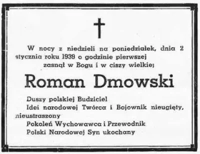 nerwowy - Dziś przypada rocznica śmierci jednego z budowniczych niepodległej Polski #...