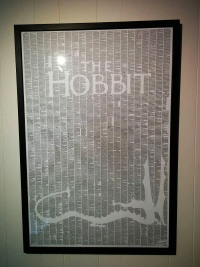 ColdMary6100 - Hobbit wtdrukowany na jednym arkuszu papieru via #kulturawplot
#cieka...
