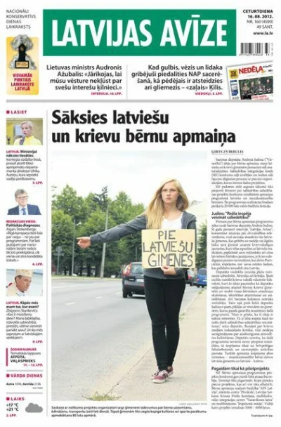 johanlaidoner - Łotewska gazeta Latvijas Avīze: